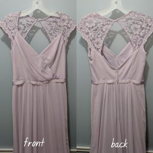 Purple bridesmaid dress